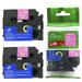 LM Tapes - 2/Pack Premium 1/2 White Print on Berry Pink Label Compatible with TZe-MQP35 Tape comes with Free Tape Color/Size Guide for easy reordering.