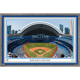 MLB Toronto Blue Jays - Rogers Centre 22 Wall Poster 14.725 x 22.375 Framed