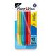 Paper Mate SharpWriter Mechanical Pencils 0.7 mm HB #2 Lead Fun Assorted Color Barrels 12 Count