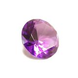 Zoogamo 4 / 100 mm Dark Purple Diamond Shaped Glass Crystal Paperweight Home Office Decor & Valentine s Day Gift Wedding Favors Centerpieces Decoration with Gift Box