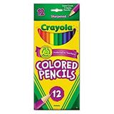 Crayola 68-4012 Colored Pencils Long 12-Count Pack of 4 Assorted Colors