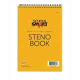 School Smart Gregg Ruled Steno Notebook 6 x 9 Inches Green 80 Sheets