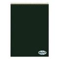 Docket Ruled Wirebound Pad w/ Cover 1 Subject Wide/Legal Rule Dark Green Cover 8.5 x 11.75 70 Sheets