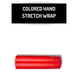 SSBM 15 x 1500 3 Core Self-adhering Colored Hand Stretch Film Bundling Shrink Wrap Dark Red 80 Gauge 1 Roll