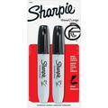 Sharpie Chisel Tip Permanent Marker - Chisel Marker Point Style - Black Alcohol Based Ink - 2 / Pack | Bundle of 10 Packs