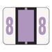Numerical End Tab File Folder Labels 8 1 X 1.25 White 500/roll | Bundle of 10 Rolls