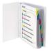 1Pack C-LineProducts 5580 Sheet Protector Set 8 Tab Multicolor PK8