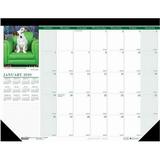 House of Doolittle Earthscapes Puppies Photo Desk Pad Julian Dates - Monthly - 1 Year - January 2022 till December 2022 - 1 Day Single Page Layout - 22 x 17 Sheet Size - 2.88 x 2.25 Block - Desk P