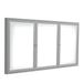 Ghent s Ceramic 48 x 96 2 Door Enclosed Mag. Whiteboard in White