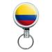 Colombia National Country Flag Retractable Belt Clip Badge Key Holder