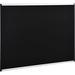 Global Industrial 72 W x 48 H Fabric Mesh Bulletin Board Black