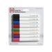 Dry Erase Marker Tank-Style Medium Chisel Tip Seven Assorted Colors 8/Pack