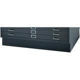 Safco Metal Closed Low Base for 4998 Flat Files Cabinet in Black