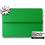 Holiday Green 100 Boxed A6 Envelopes for 4 X 6 Photos Invitations Announcements Showers from The Envelope Gallery