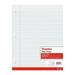 Staples College Ruled Filler Paper 8 1/2 x 11 400/Pack (27521M) TR27521M