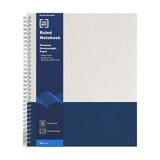 MyOfficeInnovations Large Hard Cover Ruled Notebook Gray/Blue TR55737 24383520