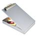 Redi-Rite Aluminum Storage Clipboard 1 Clip Capacity Holds 8.5 x 11 Sheets Silver | Bundle of 2 Each