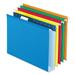 Extra Capacity Reinforced Hanging File Folders With Box Bottom 2 Capacity Letter Size 1/5-cut Tab Assorted Colors 25/bx