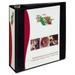 Heavy-Duty Non Stick View Binder With Durahinge And Slant Rings 3 Rings 3 Capacity 11 X 8.5 Black (5600) | Bundle of 10 Each