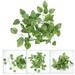 SPRING PARK 5Pcs Artificial Ivy Leaf Plants Vine Hanging Garland Fake Foliage Flowers Home Kitchen Garden Office Wedding Wall Decor