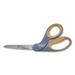 Titanium Bonded Scissors 8 Long 3.5 Cut Length Gray/yellow Offset Handle | Bundle of 2 Each