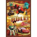 Disney Pixar - Best of Pixar - Good Guys Rule! Wall Poster 22.375 x 34 Framed