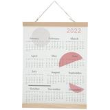 Frcolor Calendar Wall 2022 Monthly Thick Paper Yearly Inspirational Perfect Office Supplies