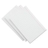 Ruled Index Cards 5 X 8 White 500/pack | Bundle of 5