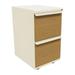 Mobile Pedestal with Laminate Front File Drawers - 19 in.