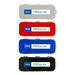 BAZIC Plastic Pencil Case 8 Double Deck Utility Storage Box Assorted Color Organizer 4-Pack