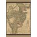 24 x36 Gallery Poster Map of Boston Massachusetts 1814