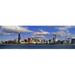 USA Illinois Chicago Panoramic view of an urban skyline by the shore Poster Print by - 36 x 12