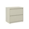 Hirsh 30 inch Wide 2 Drawer Metal Lateral File Cabinet for Home and Office Holds Letter Legal and A4 Hanging Folders Putty