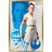 Star Wars: The Rise Of Skywalker - Rey Wall Poster 22.375 x 34 Framed