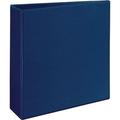 Avery Durable View 3 Ring Binder 3 Slant Rings 1 Blue Binder 3 Binder Capacity - Letter - 8 1/2 x 11 Sheet Size - 600 Sheet Capacity - 3 x Slant D-Ring Fastener(s) - 2 Internal Pocket(s) -