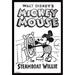 Disney Mickey Mouse - Steamboat Willie Wall Poster 22.375 x 34 Framed