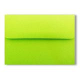 Bright Lime Green 1000 Boxed A2 Square Flap (4-3/8 X 5-3/4) Envelopes for 4-1/8 X 5-1/2 Response Enclosure Invitation Announcement Wedding Shower Communion Christening Cards By Envelopegallery