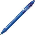 BIC Gel-ocity .7mm Retractable Pen Medium Pen Point - 0.7 mm Pen Point Size - Retractable - Blue Gel-based Ink - 12 / Dozen