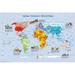 World Map Childrens Map Laminated Poster (24 x 36)