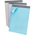 Ampad Pastel Legal - ruled Perforated Pads - Letter - 50 Sheets - 0.34 Ruled - 15 lb Basis Weight - 8 1/2 x 11 - Micro Perforated - 6 / Pack | Bundle of 5