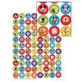 Mickey Mouse Clubhouse Gears Mini Stickers Pack of 704 | Bundle of 10 Packs