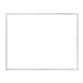 Ghent 36.0 x 46.5 Silver Aluminum Frame Non-Magnetic Whiteboard