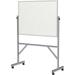 Ghent s Ceramic 3 H x 4 W Reversible Mag. Whiteboard in White