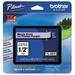 Genuine Brother 1/2 (12mm) Black on Pastel Purple TZe P-touch Tape for Brother PT-1960 PT1960 Label Maker