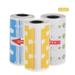 Cute Cartoon Direct Thermal Labels Roll 57*30mm(2.17*1.18in) Strong Adhesive Sticker Clear Printing for PeriPage A6 Pocket BT Thermal Printer 3 Rolls