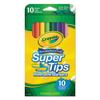 Washable Super Tips Markers Fine/Broad Bullet Tips Assorted Colors 10/Set | Bundle of 2 Sets