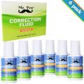 Mr Pen- Correction Fluid Pack of 6 Correction Liquid White Liquid Eraser White Correction Fluid Foam White Fluid White Out