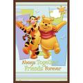Disney Winnie The Pooh - Pooh and Tigger Wall Poster 22.375 x 34 Framed