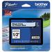 Genuine Brother 1/2 (12mm) Black on Pastel Blue TZe P-touch Tape for Brother PT-1960 PT1960 Label Maker