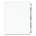 Preprinted Legal Exhibit Side Tab Index Dividers Avery Style 25-Tab 226 To 250 11 X 8.5 White 1 Set (1339) | Bundle of 2 Sets